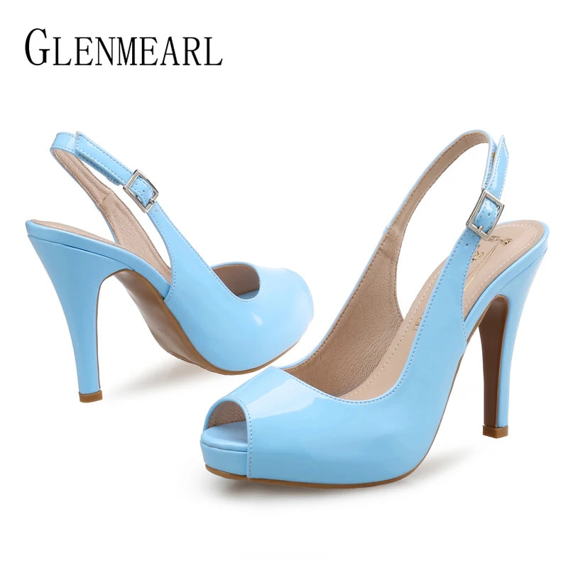 Fish Mouth Twinkle Toe Heels