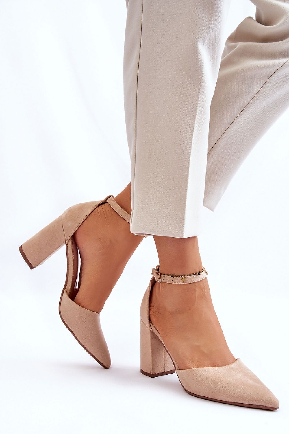 Werking On Things Chunky Heels