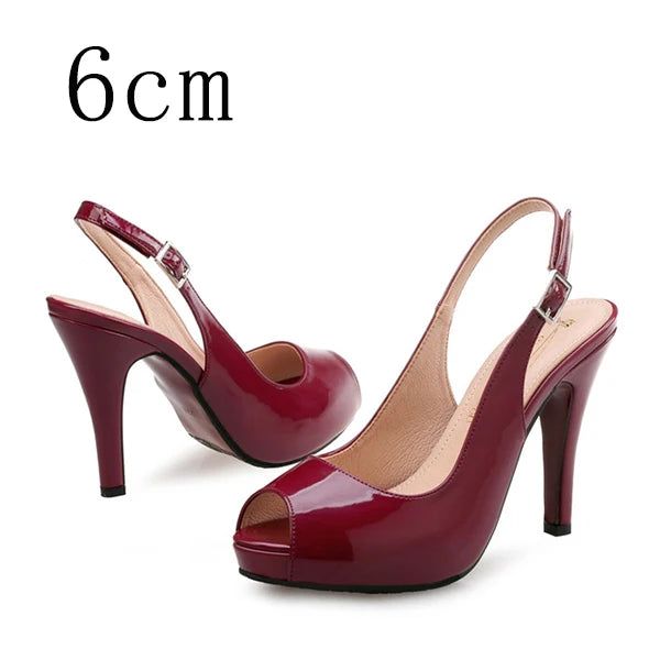Fish Mouth Twinkle Toe Heels