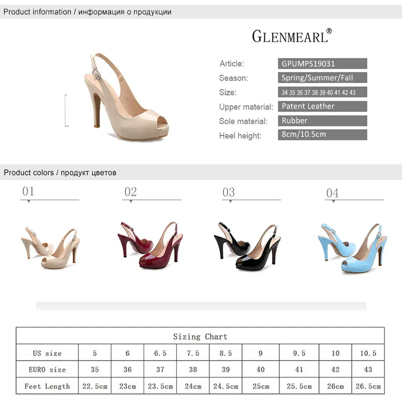 Fish Mouth Twinkle Toe Heels