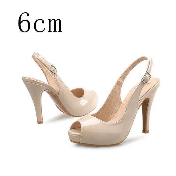 Fish Mouth Twinkle Toe Heels