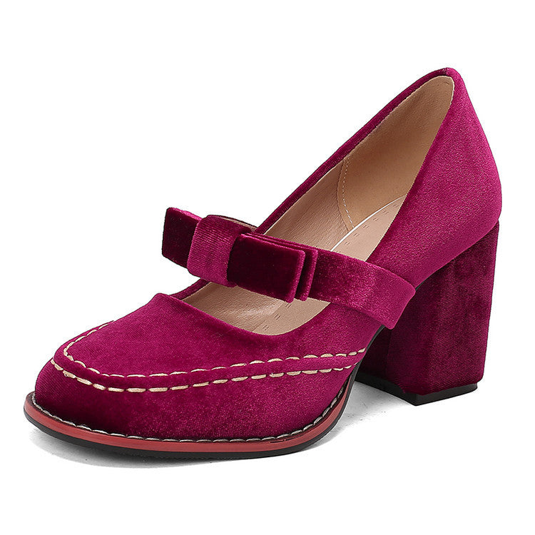 Low-cut High Bow Heels